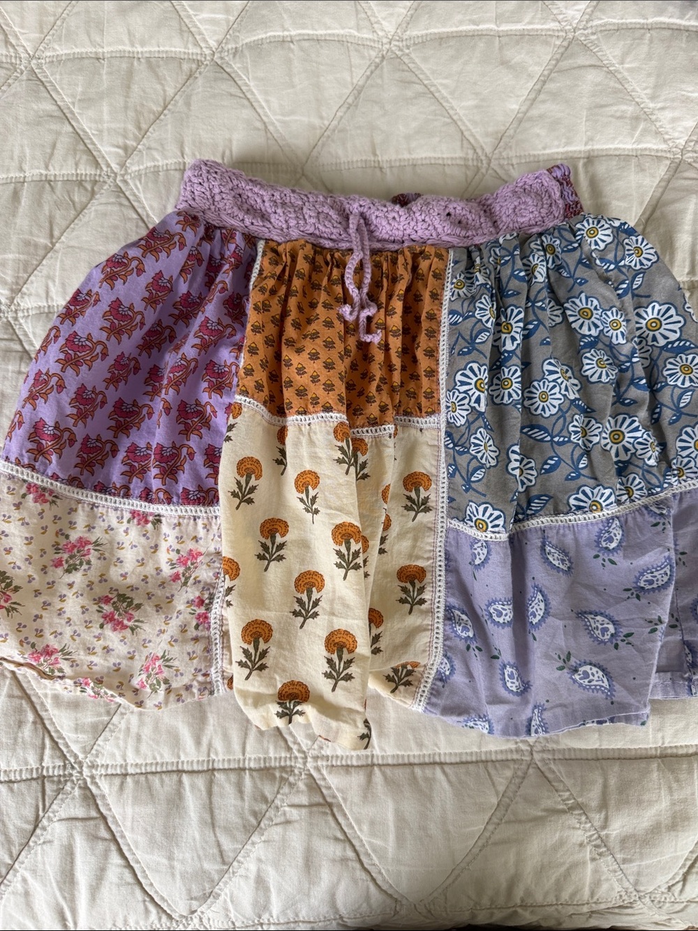 Zara Mixed Print Skirt